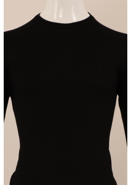 Slim Fit Yünlü Triko