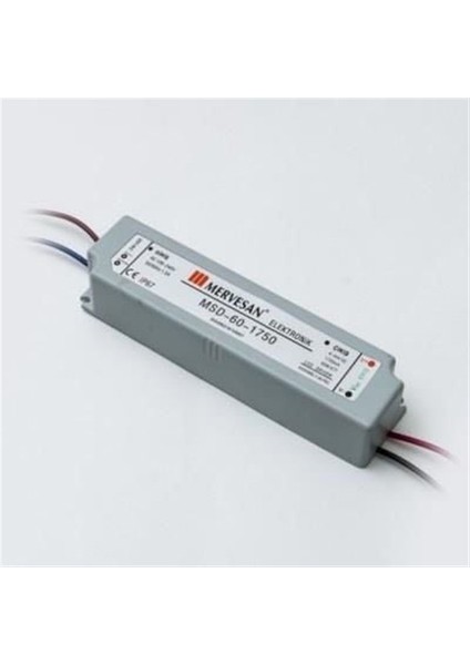 MSD-60-1750MA 9-34 Volt LED Trafosu