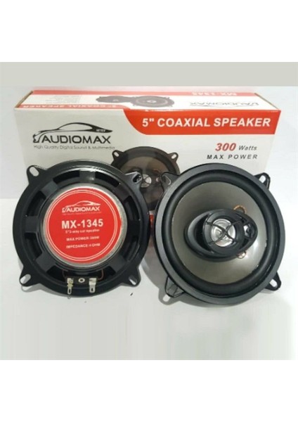 Audıomax MX-1345 13 cm 300 Watt Tweeterlı Hoparlör