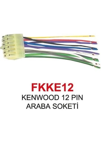 Iso Soket FKKE12 Kenwood 12 Pin