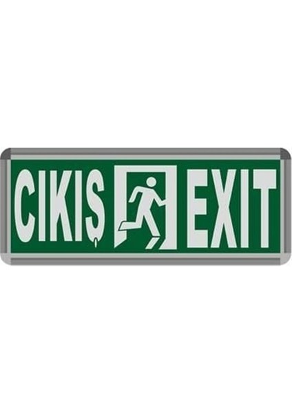 Exit Yön Levhası Şarjlı