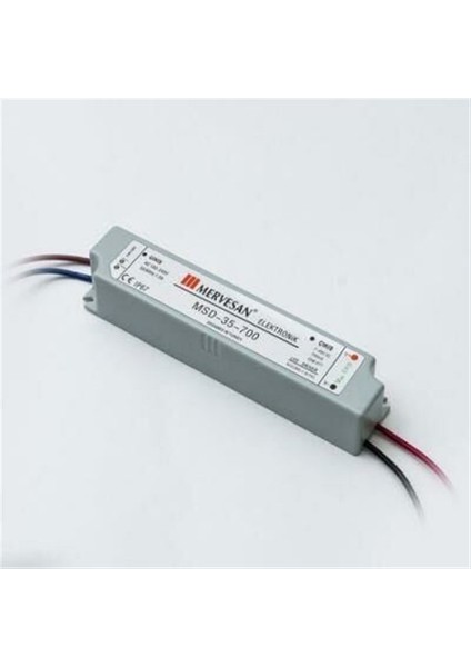 MSD-35-700 Ma 9-48 Volt LED Trafosu