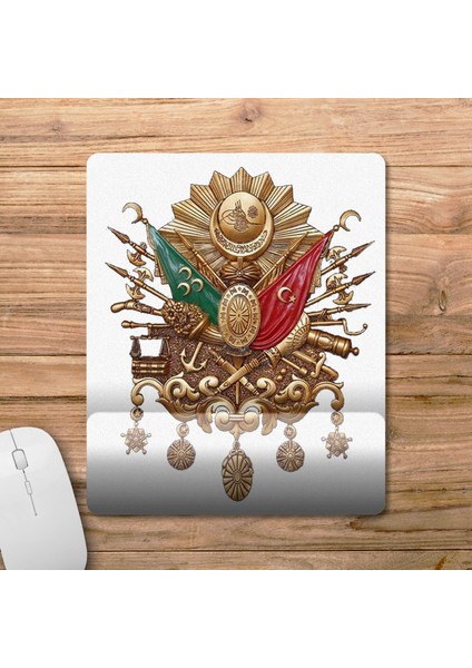 Osmanlı Tuğrası Bilek Destekli Mousepad Model - 2