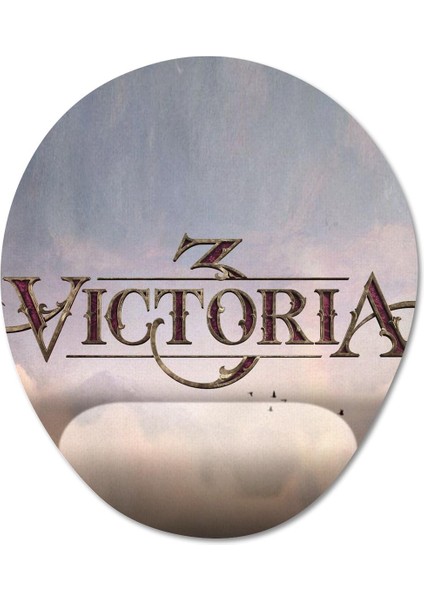 Victoria 3 Bilek Destekli Mousepad Model - 1 Oval