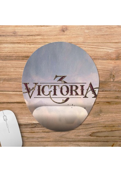 Victoria 3 Bilek Destekli Mousepad Model - 1 Oval