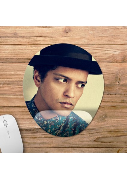 Bruno Mars Bilek Destekli Mousepad Model - 1 Oval fiyatları