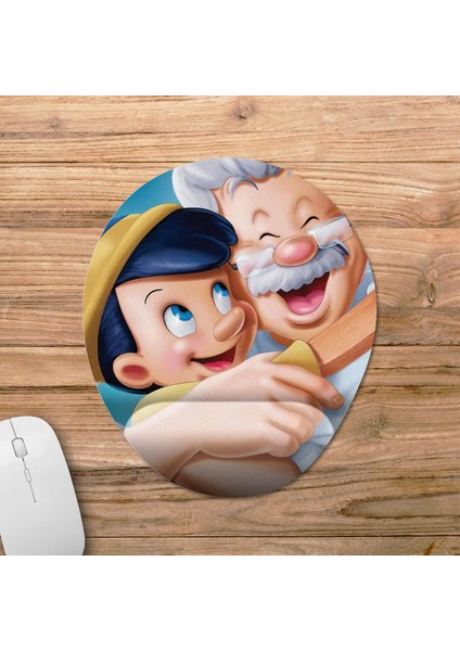 Pinokyo Bilek Destekli Mousepad Model - 4 Oval