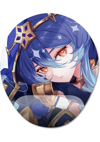 Layla - Genshin Impact Bilek Destekli Mousepad Model - 3 Oval