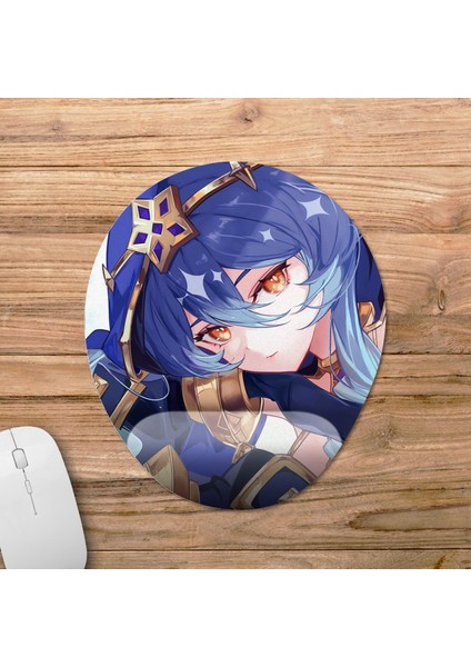 Layla - Genshin Impact Bilek Destekli Mousepad Model - 3 Oval