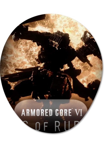 Armored Core Vı: Fires Of Rubicon Bilek Destekli Mousepad Model - 4 Oval