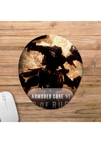 Armored Core Vı: Fires Of Rubicon Bilek Destekli Mousepad Model - 4 Oval fiyatları