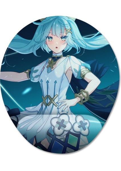 Faruzan - Genshin Impact Bilek Destekli Mousepad Model - 1 Oval