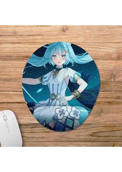Faruzan - Genshin Impact Bilek Destekli Mousepad Model - 1 Oval fiyatları
