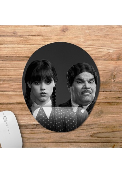 Wednesday Bilek Destekli Mousepad Model - 2 Oval
