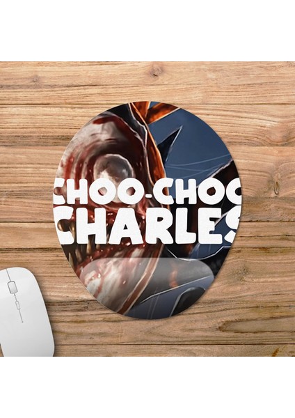 Choo-Choo Charles Bilek Destekli Mousepad Model - 3 Oval fiyatları
