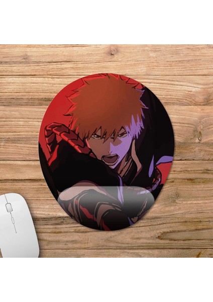 Bleach - Thousand Year Blood War Bilek Destekli Mousepad Model - 2 Oval fiyatları