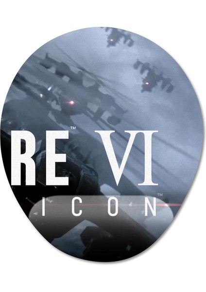 Armored Core Vı: Fires Of Rubicon Bilek Destekli Mousepad Model - 2 Oval