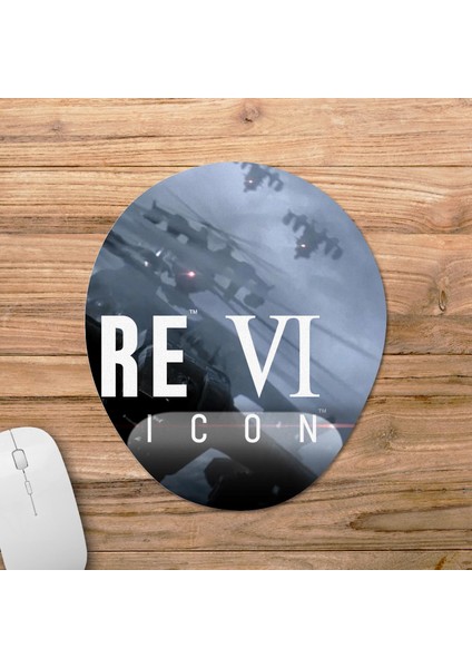 Armored Core Vı: Fires Of Rubicon Bilek Destekli Mousepad Model - 2 Oval