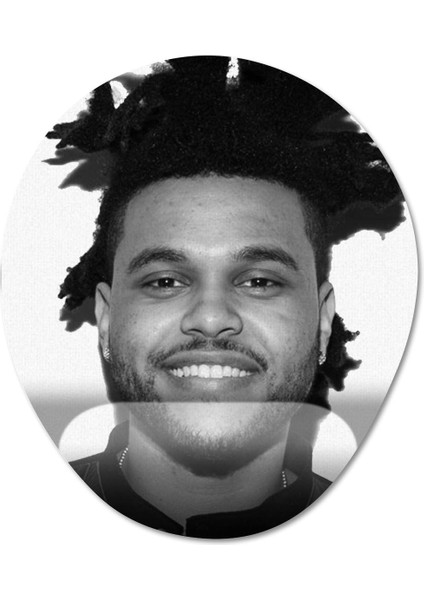 The Weeknd Bilek Destekli Mousepad Model - 1 Oval
