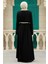 - Kemerli Bej Tesettür Abaya 55440BEJ 4