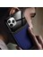 Apple iPhone 11 Pro Kılıf Zebana Lens Deri Kılıf Mavi 4