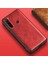 Xiaomi Redmi Note 8 Kılıf Zebana Lüx Deri Kılıf Kırmızı 1