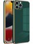 Apple iPhone 12 Pro Max Kılıf Golden Silikon Kılıf Yeşil 1