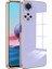Huawei Honor 50 Kılıf Golden Silikon Kılıf Lila 1