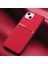 Apple iPhone 13 Kılıf Zebana Design Silikon Kılıf Kırmızı 1