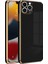 Apple iPhone 12 Pro Kılıf Golden Silikon Kılıf Siyah 1