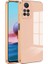Xiaomi Redmi Note 11 Kılıf Golden Silikon Kılıf Rose Gold 1
