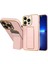 Apple iPhone 12 Pro Kılıf Zebana Royal Standlı Silikon Kılıf Rose Gold 1