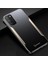 Xiaomi Poco M3 Kılıf Zebana Metal Mitras Kılıf (Silikon Kenar) Gold 1