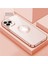Apple iPhone 11 Pro Max Kılıf Zebana Glint Silikon Kılıf Rose Gold 1