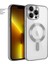 Apple iPhone 12 Pro Max Kılıf Magsafe Glint Silikon Kılıf Gri 1