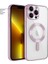 Apple iPhone 13 Pro Kılıf Magsafe Glint Silikon Kılıf Rose Gold 1