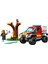 City 4x4 Itfaiye Kamyonu Kurtarma Operasyonu 60393 - 5 Yaş ve Üzeri Için Itfaiyeci Minifigürü ve Kedi Figürü Içeren Oyuncak Yapım Seti (97 Parça) 2