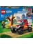City 4x4 Itfaiye Kamyonu Kurtarma Operasyonu 60393 - 5 Yaş ve Üzeri Için Itfaiyeci Minifigürü ve Kedi Figürü Içeren Oyuncak Yapım Seti (97 Parça) 3
