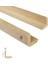 Ahşap L Profil 2,0 x 2,0 Cm LADİN SİLİNMİŞ 1