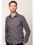 Modern Fit Uzun Kol Armürlü Kravatlık Erkek Gömlek 1