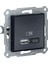Schneider Asfora Plus Antrasit USB Şarj Prizi 2.4A Type A+C Çerçevesiz - EPH2700371 1