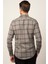 Slim Fit Uzun Kol Ekoseli Biyeli Yaka Düğmeli Erkek Gömlek 4