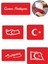 Canım Türkiyem 5 Adet Geçici Dövme Kına Şablonu 1