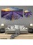 6 Parçalı Dekoratif Ahşap Duvar Tablosu ve Saati 60X124 cm B107R0094 1