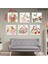 6 Parçalı Dekoratif Ahşap Duvar Tablosu 58X87 cm B107A0004 1
