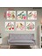 6 Parçalı Dekoratif Ahşap Duvar Tablosu 58X87 cm B107A0003 1