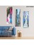 3 Parçalı Dekoratif Ahşap Duvar Tablosu 60X57 cm B107V0052 1