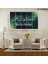 5 Parçalı Dekoratif Ahşap Duvar Tablosu 60X100 cm B107Q0021 1