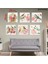 6 Parçalı Dekoratif Ahşap Duvar Tablosu 58X87 cm B107A0005 1