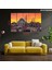 5 Parçalı Dekoratif Ahşap Duvar Tablosu 60X100 cm B107Q0096 1